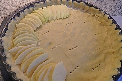 Apfelkuchen mit Amaretto - Sahne - Guss 49