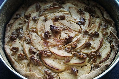 Apfelkuchen mit Amaretto - Sahne - Guss 54