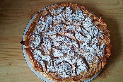 Apfelkuchen mit Amaretto - Sahne - Guss 35