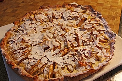 Apfelkuchen mit Amaretto - Sahne - Guss 50