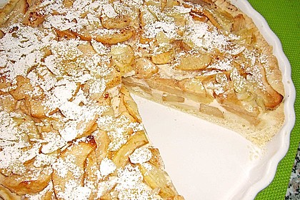 Apfelkuchen mit Amaretto - Sahne - Guss 5