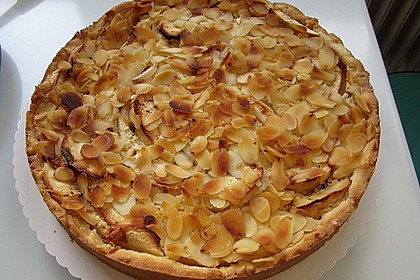 Apfelkuchen mit Amaretto - Sahne - Guss 18
