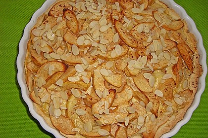 Apfelkuchen mit Amaretto - Sahne - Guss 11