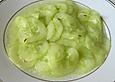 Gurkensalat mit Knoblauch