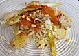Salat von gegrillten Mini - Pulpos, Speck, Zartweizen,