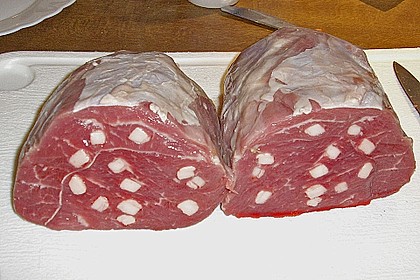 Spickbraten in Rotwein - Sauce schw&auml;bische Art