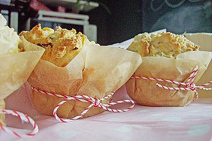 K&auml;se - R&ouml;stzwiebel - Muffins 1