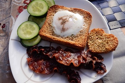 Eier im Toastbrot mit Rosmarin - Butter 41