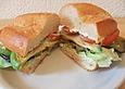 Tomaten - Auberginen - Avocado - Burger