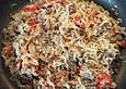 Paprika gef&uuml;llt mit Hack und Sauerkraut