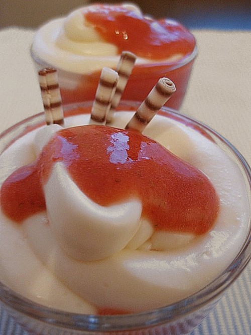 Erdbeer - Sekt - Dessert (Rezept mit Bild) von Sama1712 | Chefkoch.de