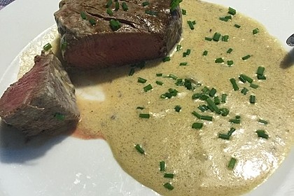 Brittas Rindersteak mit Käse - Sauce 2