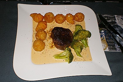 Brittas Rindersteak mit Käse - Sauce 5