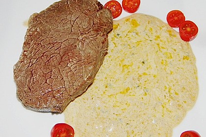 Brittas Rindersteak mit Käse - Sauce 7