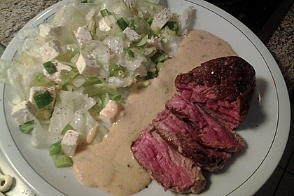 Brittas Rindersteak mit Käse - Sauce 3