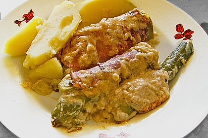 Lauch - Schinken - Röllchen 6