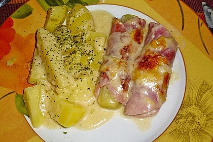Lauch - Schinken - Röllchen