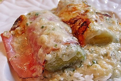 Lauch - Schinken - Röllchen 3