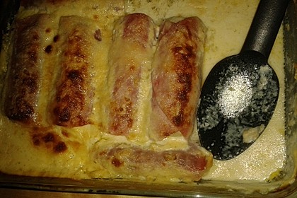 Lauch - Schinken - Röllchen 5