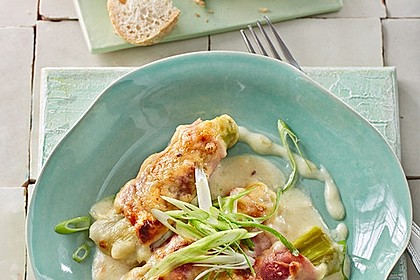 Lauch - Schinken - Röllchen 1