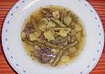 Gr&uuml;ne Bohnensuppe mit Rindfleisch