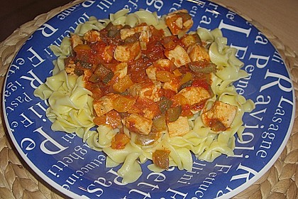 H&auml;hnchenbrust mit  Zigeunersauce 2