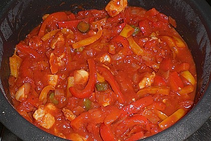 H&auml;hnchenbrust mit  Zigeunersauce 5