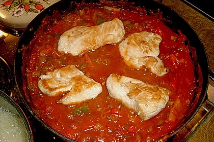 H&auml;hnchenbrust mit  Zigeunersauce 7