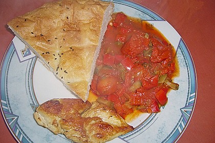 H&auml;hnchenbrust mit  Zigeunersauce 10