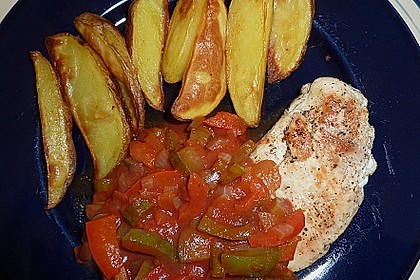 H&auml;hnchenbrust mit  Zigeunersauce 13