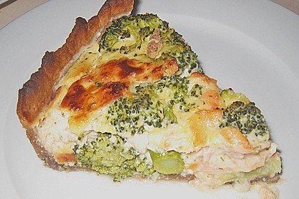 Brokkoli - Lachs - Quiche 2
