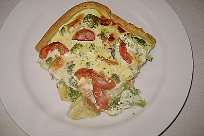 Brokkoli - Lachs - Quiche 4