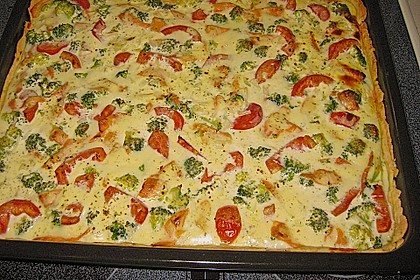Brokkoli - Lachs - Quiche 5