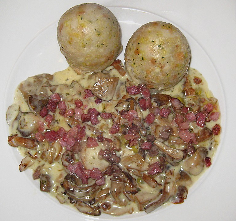 Pilz - Sahne - Sauce mit Speck (Rezept mit Bild) von CookingJulie ...