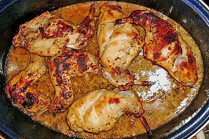 Kaninchen mit Senfsauce 1