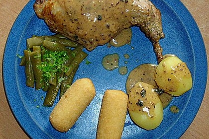 Kaninchen mit Senfsauce 2