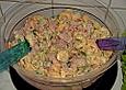 Tortellinisalat mit Zucchini und Schinken