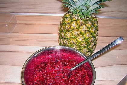 Ananas - Fritten mit Himbeer - Ketchup 6