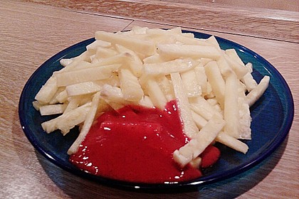 Ananas - Fritten mit Himbeer - Ketchup 9