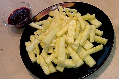 Ananas - Fritten mit Himbeer - Ketchup 12