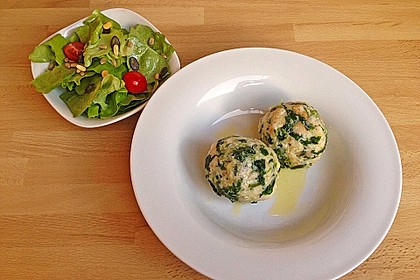 Spinatkäseknödel 1