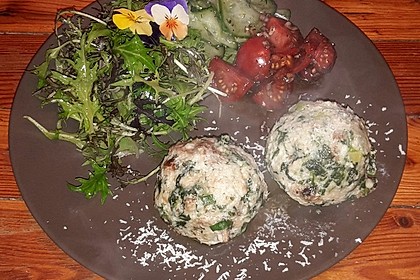 Spinatkäseknödel