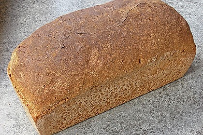 Herzhaftes Weizenmischbrot ohne Sauerteig 3