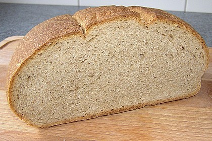 Herzhaftes Weizenmischbrot ohne Sauerteig 5