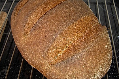 Herzhaftes Weizenmischbrot ohne Sauerteig 7