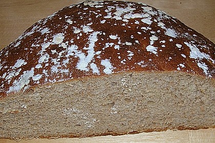 Herzhaftes Weizenmischbrot ohne Sauerteig 12