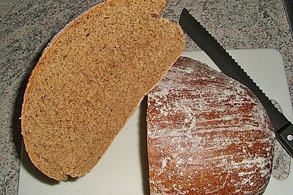 Herzhaftes Weizenmischbrot ohne Sauerteig 15