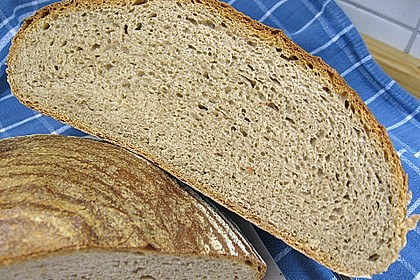 Herzhaftes Weizenmischbrot ohne Sauerteig 22