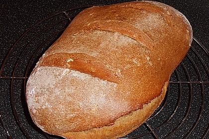 Herzhaftes Weizenmischbrot ohne Sauerteig 28