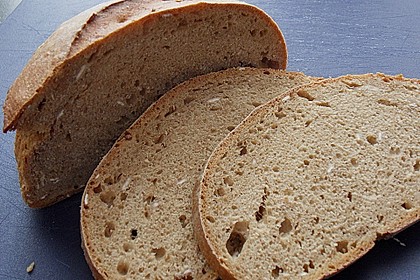 Herzhaftes Weizenmischbrot ohne Sauerteig 29